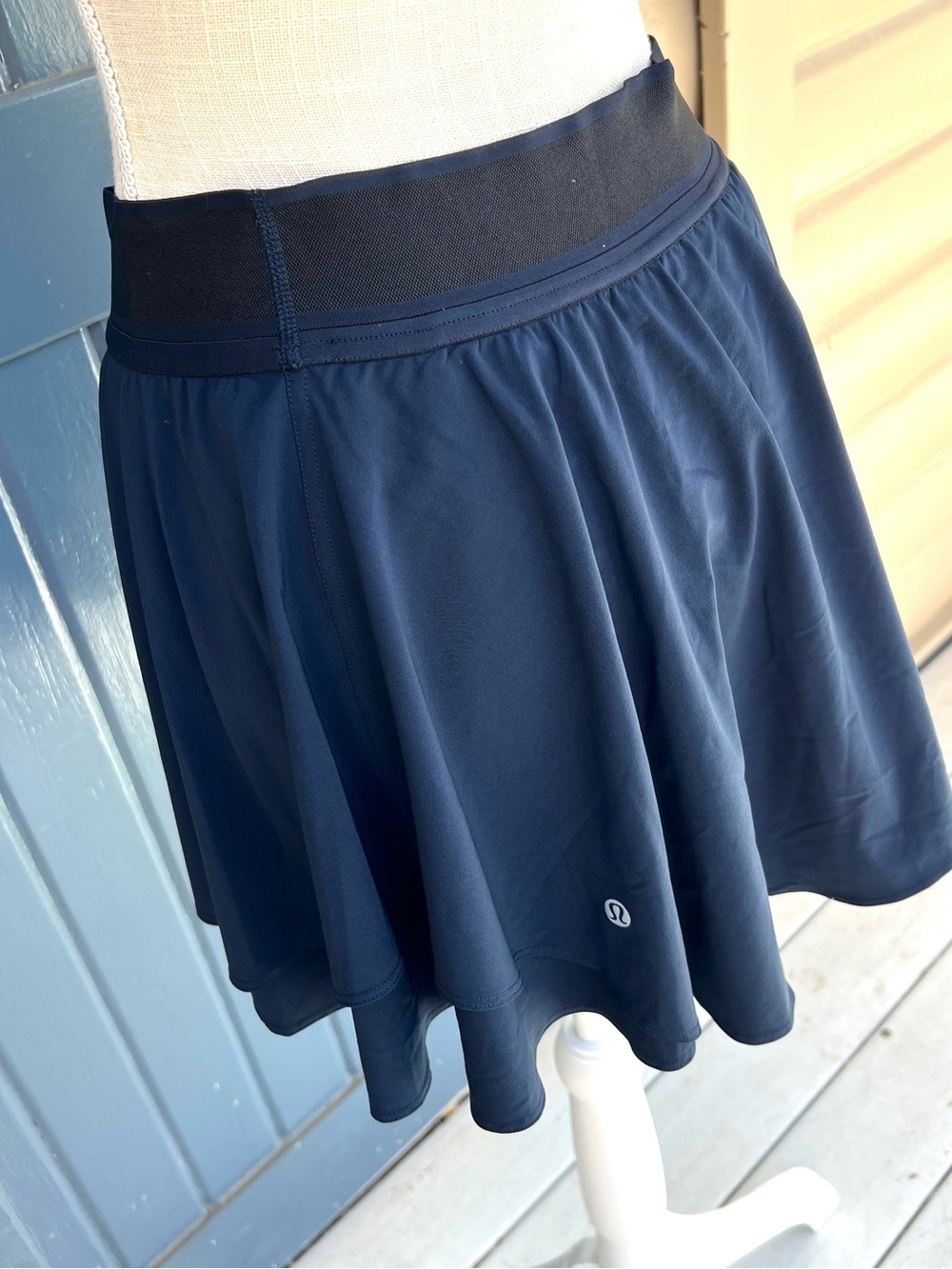 Lululemon Court Rival High-Rise Tennis Skirt Skort True Navy Blue women’s Size 6 - Picture 4 of 10